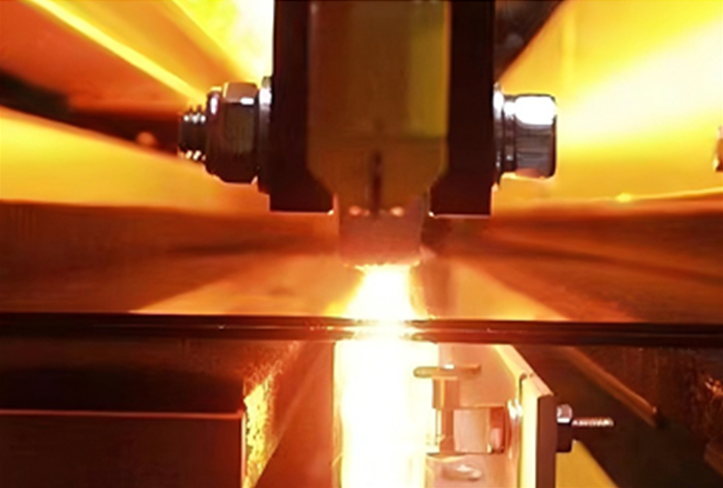 Train window glass annealing