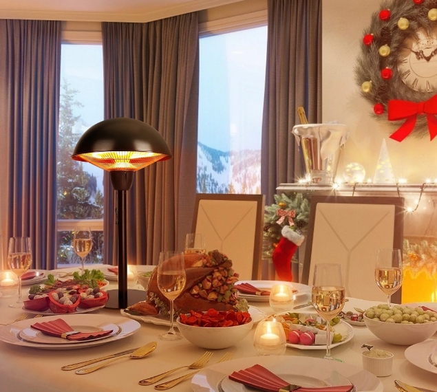 3D flame fireplace heater