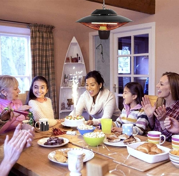 Remote control space heater